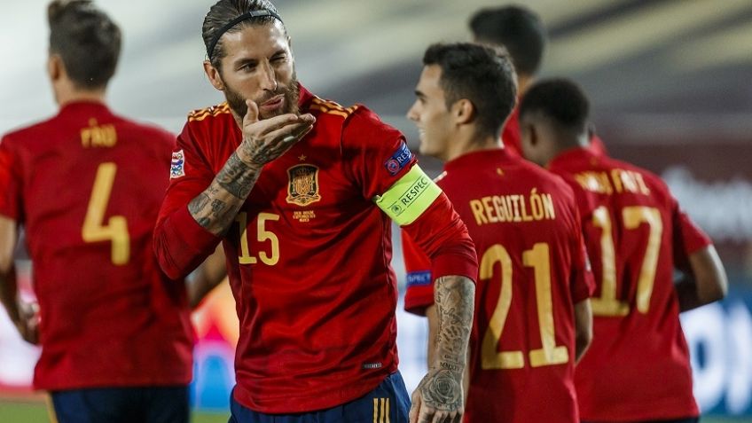 España arrolla a Ucrania y los golea 4-0 en la Nations League