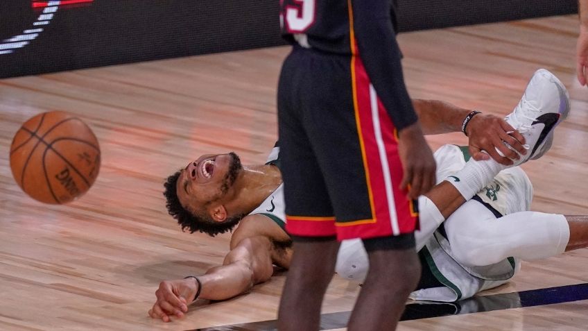 NBA: La torcedura de Antetokounmpo que lo dejó fuera