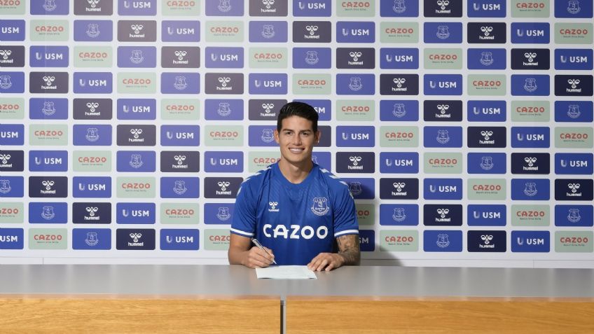 OFICIAL: James Rodríguez deja al Real Madrid y llega al Everton