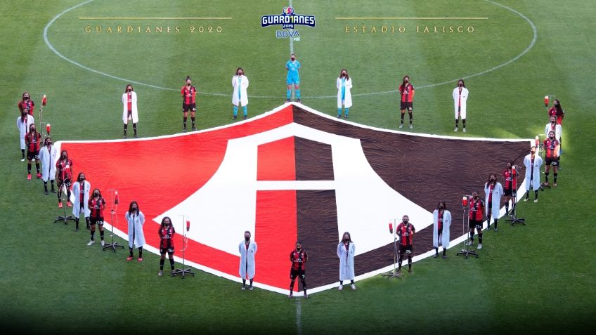 El Atlas dedica su foto oficial a los médicos que luchan contra el Covid-19