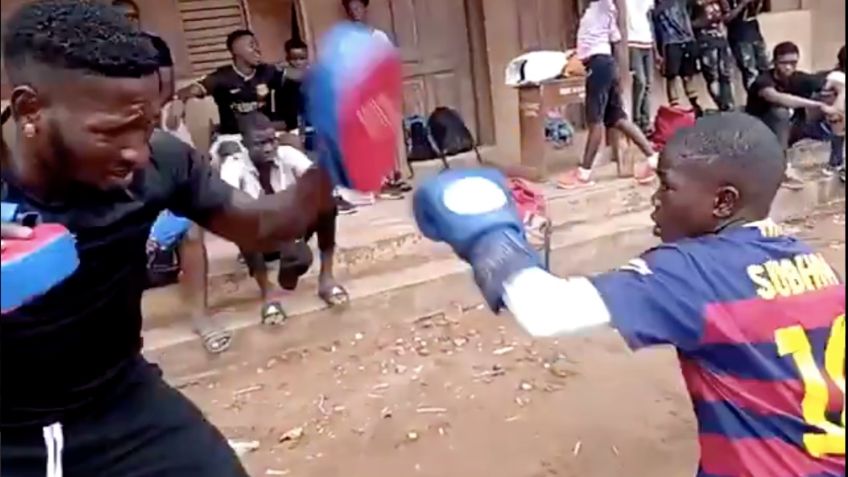 VIDEO VIRAL: Niño de 10 años es llamado el 'Muhammad Ali' nigeriano