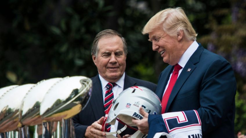 Bill Belichick será premiado por Donald Trump con Medalla de la Libertad