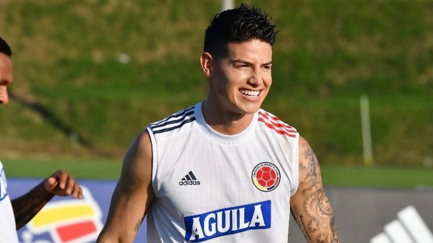 Así reaccionó James Rodríguez tras recibir una camiseta de Tigres