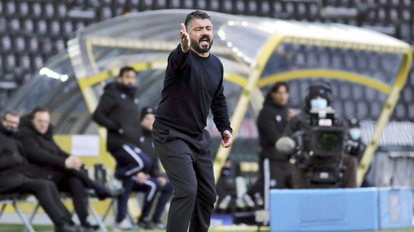 Gennaro Gattuso desata risas al comparar al Napoli con Brad Bitt