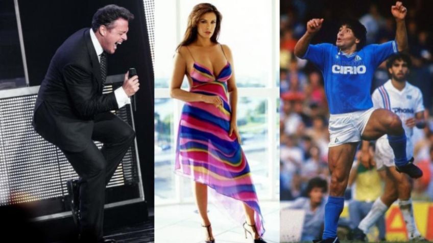 Así fue el día que Maradona intentó "robarle" la novia a Luis Miguel