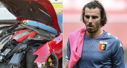 Portero del Genoa manda lavar su Ferrari y se lo regresan DESTROZADO (VIDEO)