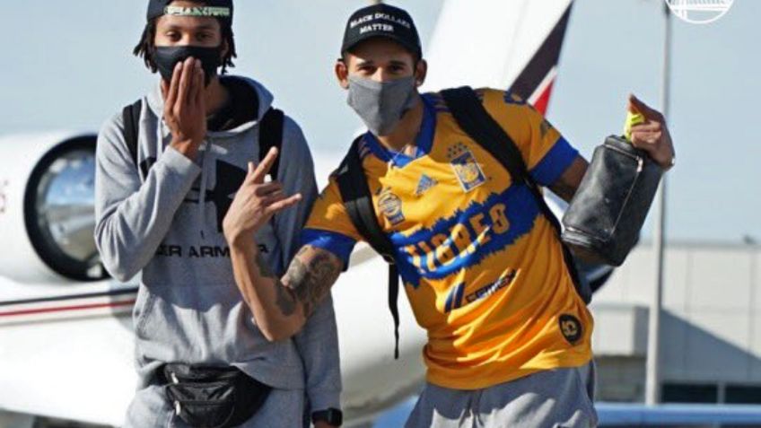 Juan Toscano de Golden State Warriors presume jersey de Tigres (FOTO)