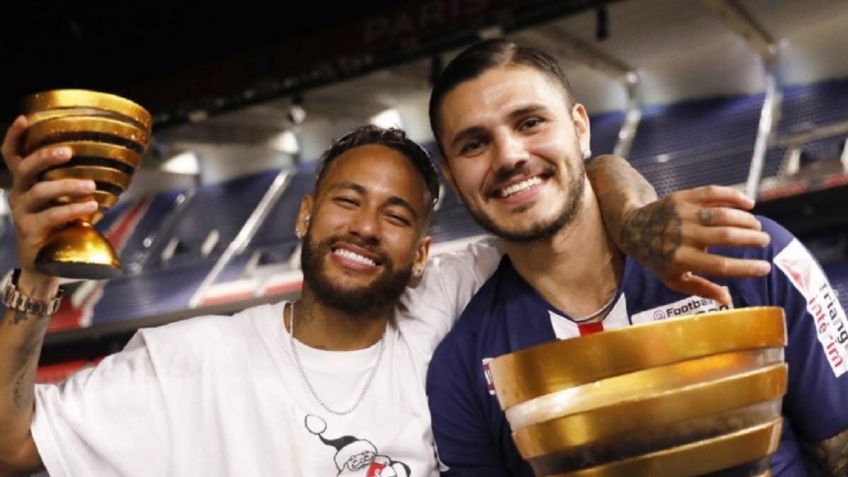 Wanda Nara se toma foto con Neymar e Icardi y se viraliza con burlas