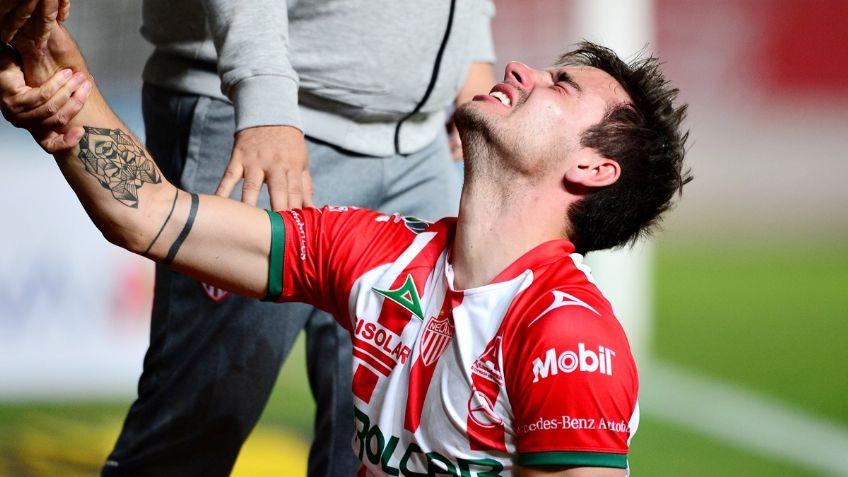 Herida de Unai Bilbao ante Atlético San Luis fue causada por un clavo (FOTO)