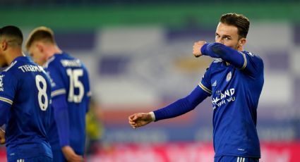 Jugador de Leicester se vuelve VIRAL por festejo con sana distancia (VIDEO)