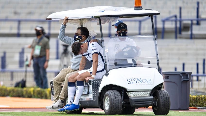 Juan Ignacio Dinenno rompe en llanto tras LESIÓN en Pumas vs Mazatlán (VIDEO)