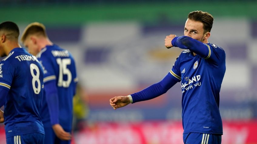 Jugador de Leicester se vuelve VIRAL por festejo con sana distancia (VIDEO)