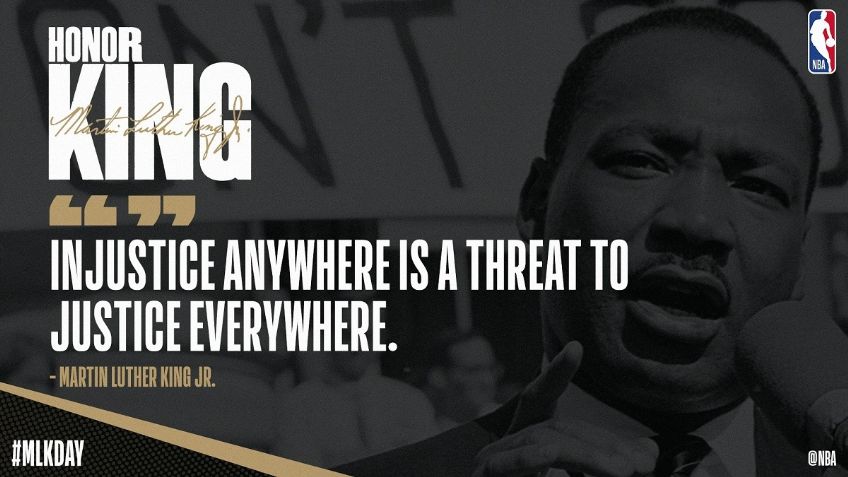 NBA honra a Martin Luther King en su día con nueve partidos