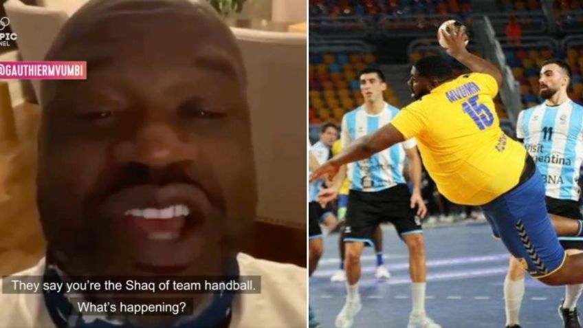 Gauthier Mvumbi, la estrella del balonmano que conmovió a Shaquille O'Neal (VIDEO)