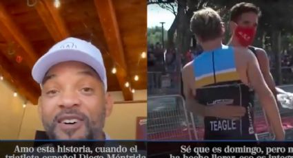 Will Smith rompe en llanto por gesto de atleta en un triatlón (VIDEO)