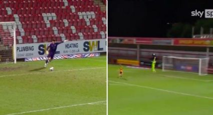 ¡De portería a portería! El gol que causó furor en el futbol de Inglaterra (VIDEO)