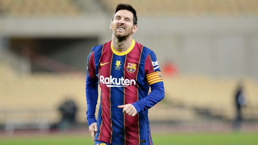 Hacen oficial SANCIÓN a Messi tras golpe en la Supercopa de España