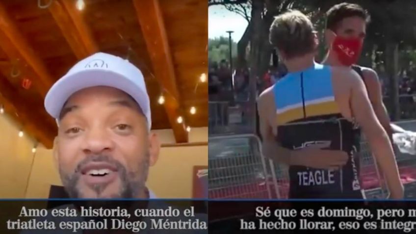 Will Smith rompe en llanto por gesto de atleta en un triatlón (VIDEO)