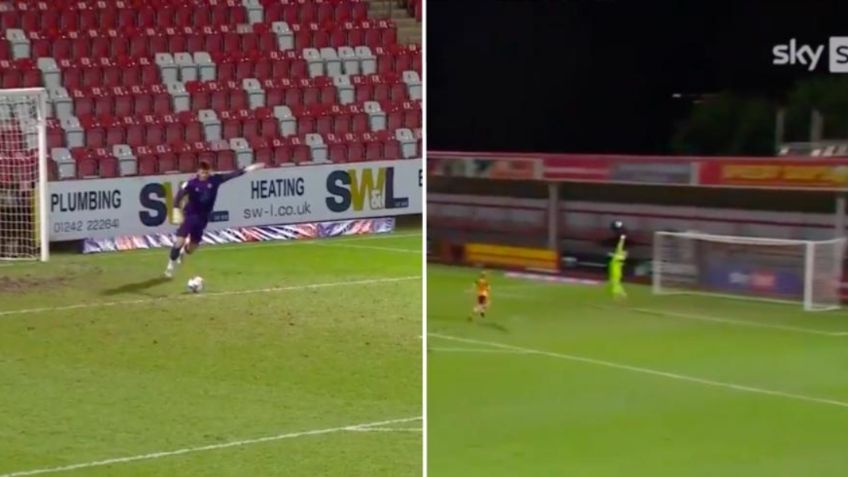 ¡De portería a portería! El gol que causó furor en el futbol de Inglaterra (VIDEO)