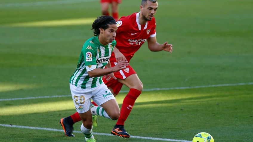 Partidazo de Diego Lainez como titular del Betis contra el Sevilla (VIDEO)