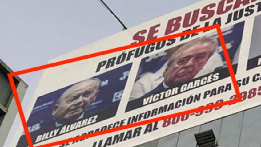 Piden información sobre Billy Alvarez y exdirectivos de Cruz Azul con espectacular (FOTO)