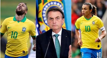 La frase de Jair Bolsonaro sobre Neymar y Marta que causa polémica en Brasil