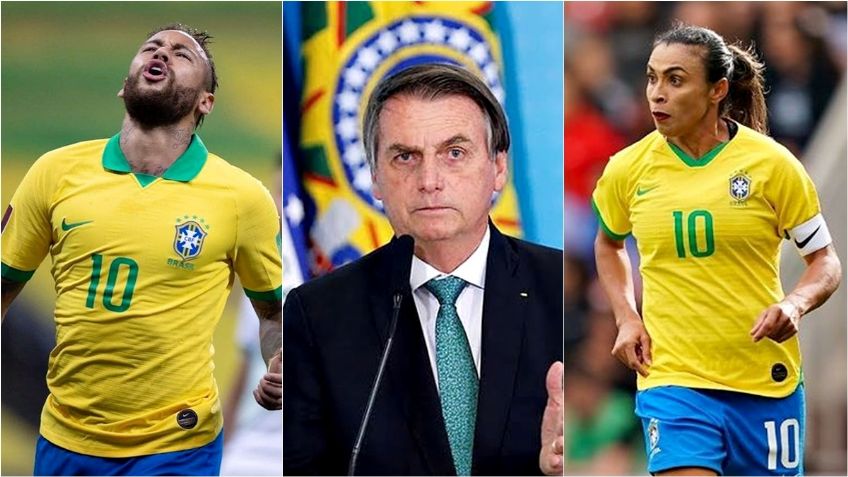 La frase de Jair Bolsonaro sobre Neymar y Marta que causa polémica en Brasil