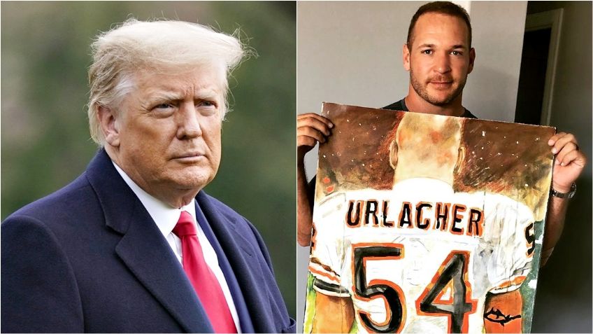 Donald Trump indultó al hermano de Brian Urlacher, leyenda de los Bears