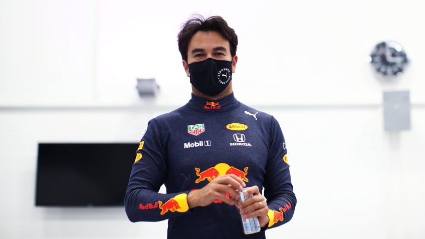 Checo Pérez y la emoción de su primera entrevista como piloto de Red Bull (VIDEO)