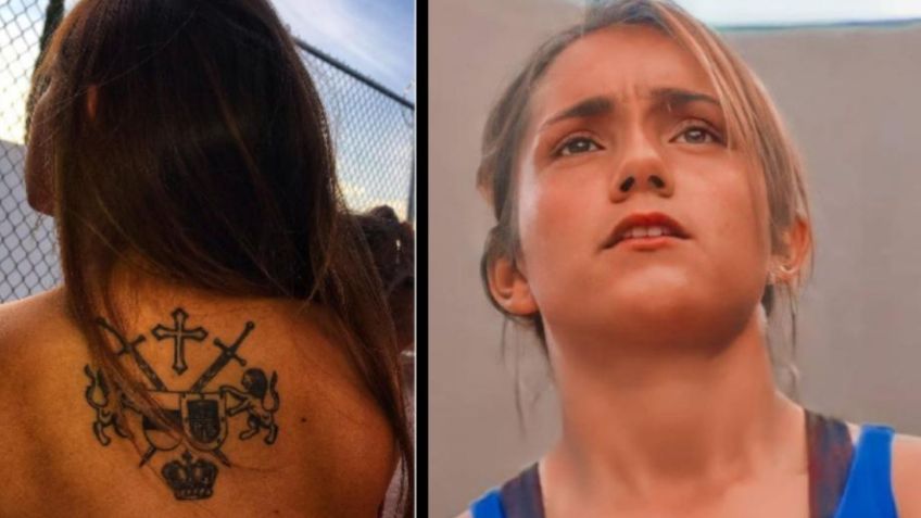 Exatlón México: El significado del extraño tatuaje de Samara Alcalá