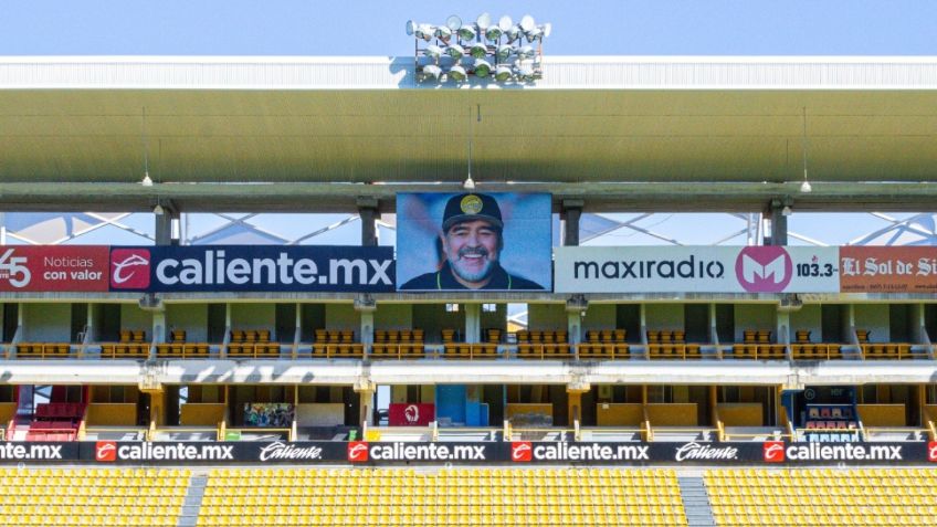 Dorados de Sinaloa y un sentido homenaje a Diego Maradona en el Estadio Banorte
