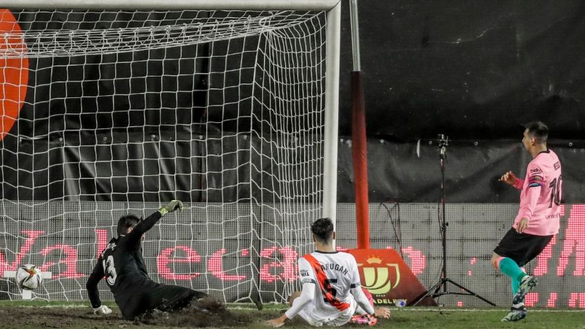Messi reaparece con el Barcelona y define remontada 1-2 ante el Rayo Vallecano