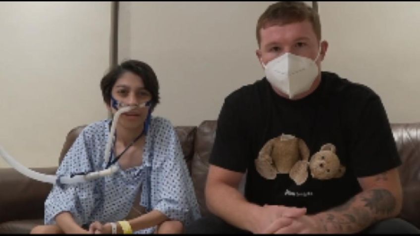 Canelo Álvarez apoya a niño que necesita transplante de pulmón (VIDEO)