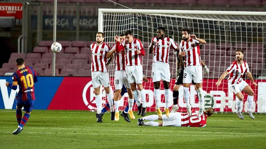 GOLAZO de Messi de tiro libre para responder a filtraciones de su contrato (VIDEO)