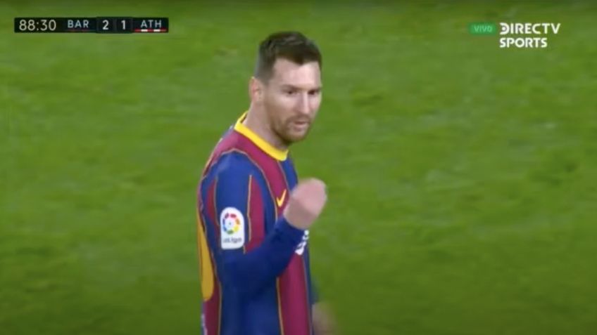 Messi saca chispas: el 10 encara furioso a técnico del Athletic de Bilbao (VIDEO)