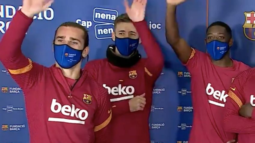 Los Reyes Magos del Barcelona: jugadores celebran a niños hospitalizados (VIDEO)