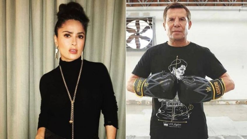 Julio César Chávez comparte recuerdo inédito junto a Salma Hayek (FOTO)
