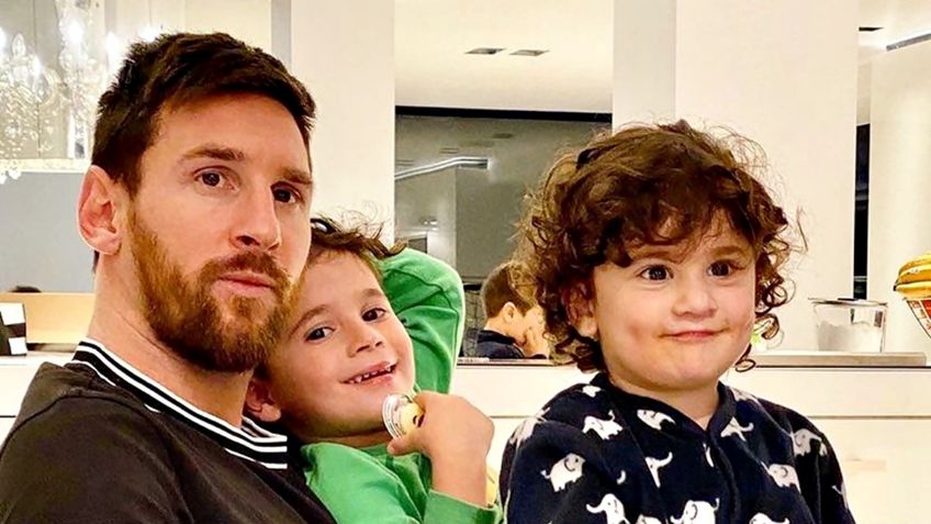 Hijos de Messi ENLOQUECEN con golazo de tiro libre de su padre (VIDEO)