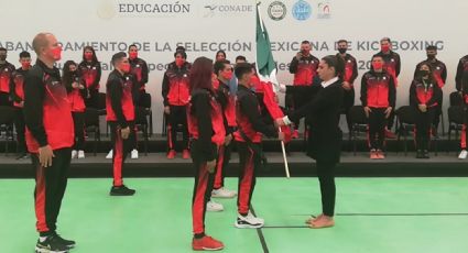 Ana Guevara abandera a la selección de Kickboxing para el Mundial en Italia