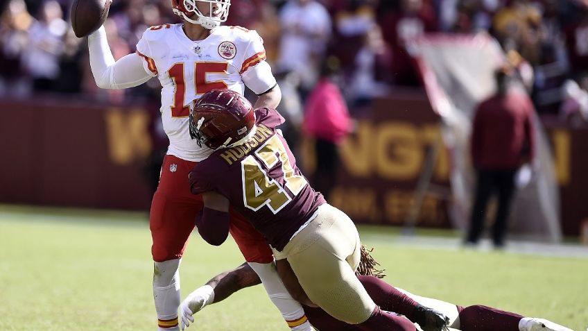 NFL: Mahomes en crisis; sus groseros errores en el Chiefs vs Washington (VIDEO)