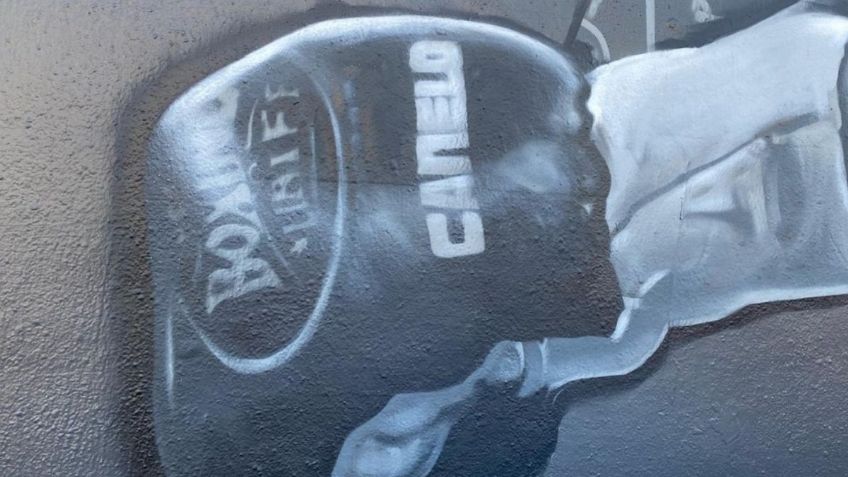 Canelo Álvarez: Inmortalizan al mexicano en mural junto a Manny Pacquiao (VIDEO)