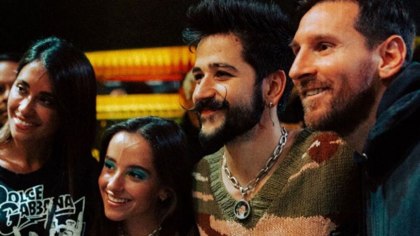 Lionel Messi y Antonella Roccuzzo asisten a concierto de Camilo (FOTO)