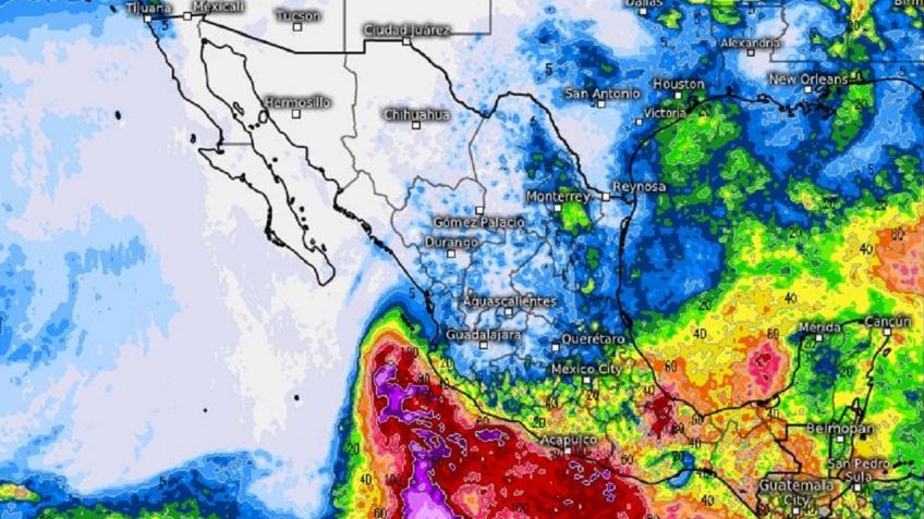 Frente Frío 5: Estos son los estados hacia los que se extiende con lluvias
