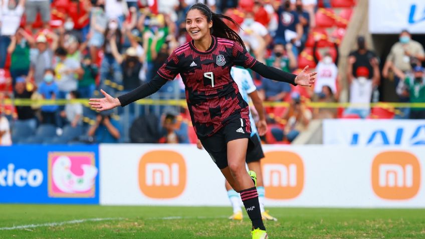 Selección Mexicana Femenil golea 6-1 a la de Argentina, con doblete de Alison González