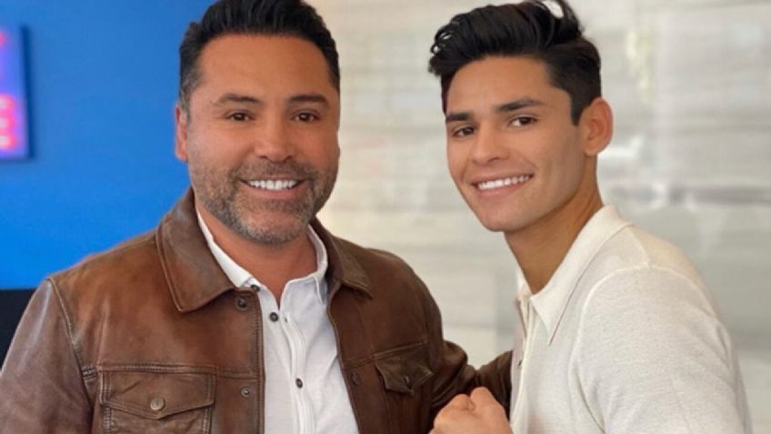 Canelo Ávarez recibe contragolpe de Óscar de la Hoya y defiende a Ryan García