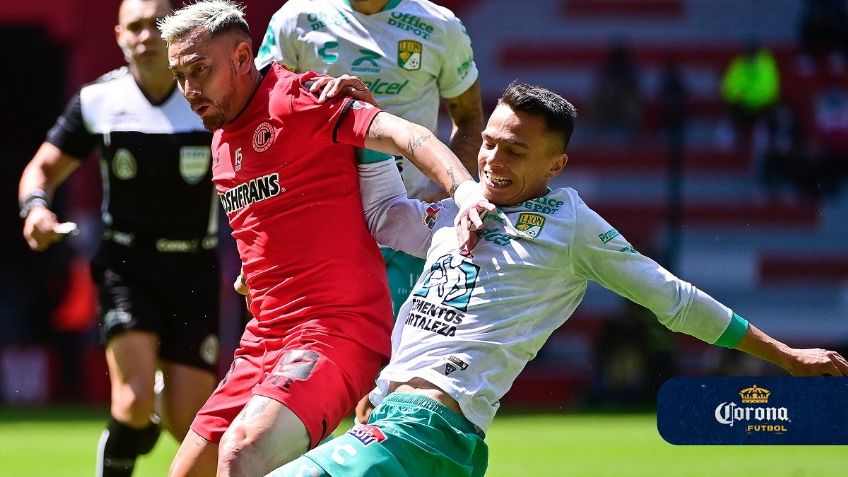 Liga MX: León y Toluca no se hacen daño en un partido con pocas emociones