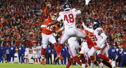 NFL: Mahomes y los Chiefs se imponen con mucha dificultad a los Giants