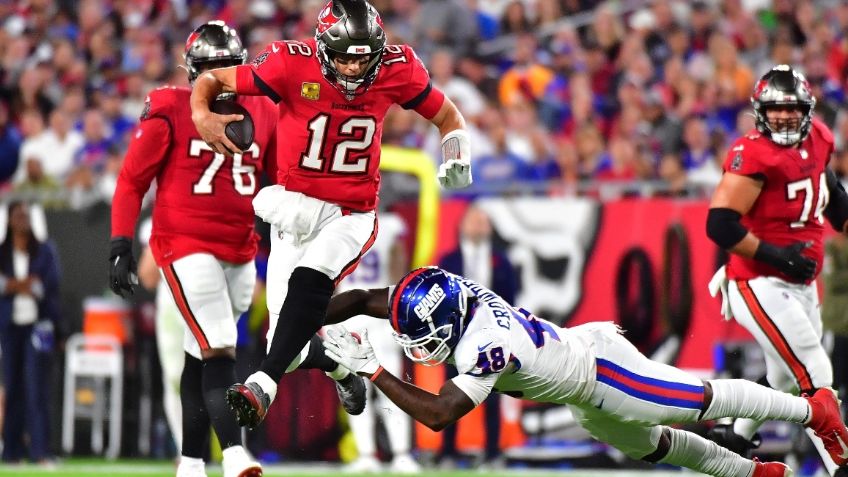NFL: Tom Brady y Buccaneers minimizan en su casa a los Giants