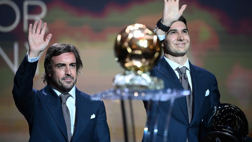Así fue la participación de Fernando Alonso y Ocon en el Balón de Oro 2021