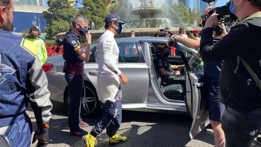 Checo Pérez también provoca el ENFADO de la gente en CDMX por Red Bull Show Run